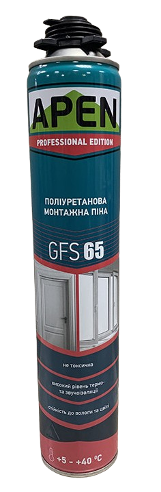 Apen GFS 65 Піна монтажна пістолетна літня 780 мл